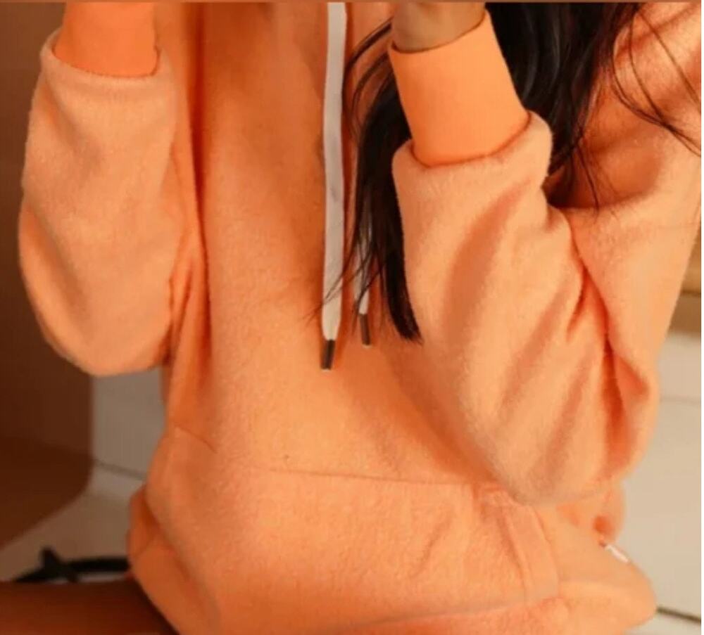 Feat Unisex Peach Hoodie Blanket Blend XXL